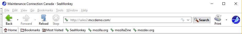 SeaMonkey on Desktop Reference Image